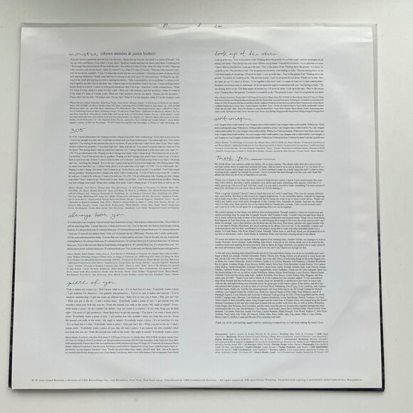 LIMITED EDITION SHAWN MENDEZ IN WONDER VINYL WITH POSTER - Picture 2 of 5